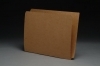 11pt Brown Kraft Folders, SFI Compatible, Full Cut End Tab, Letter Size.