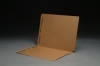 17pt Brown Kraft Letter Size Folders, SFI Compatible, Full Cut End Tab, Fastener Pos #1 & #3.