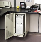 Simply lock the CPU Locker at the end of the work day and forget about worries of theft or vandalism.
