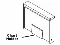 Accessories for Wallwrite fold-up desk - Chart or Folder Holder.