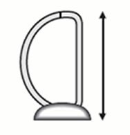 D-Ring mechanism for maximum capacity.