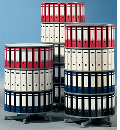 Spin and File 32" Diameter Rotary Binders Carousel.