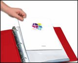 Clear Poly Sheet Protectors and European Size Filing Products.