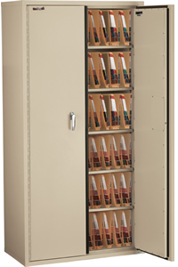 End tab filing cabinet.
