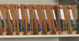 Store end-tab files with adjustable and modular end-tab filing shelves.