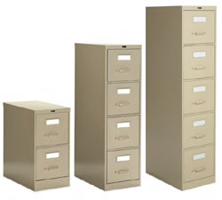 Vertical Filing Cabinets.
