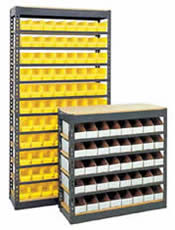 Stationary Bins Storage Units.