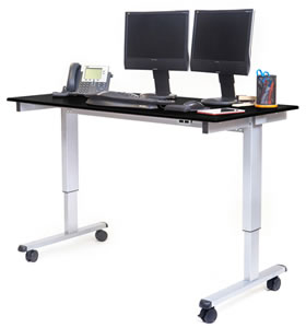 Power Adjust Standing Desk.
