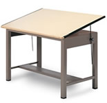 Ranger Steel Four-Post Table only. NO Drawers.
