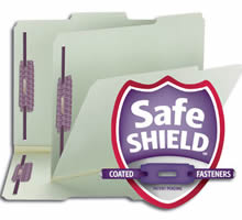 SafeSHIELD® Coated Fastener Folders.
