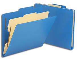 Poly Classification Folders - Waterproof and tear-resistant materials.