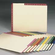 Color-coded Top Tab & End Tab Folders.