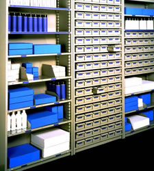 Automotive Parts Storage Shelving.