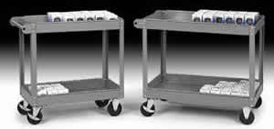 Service carts come in two sizes.
