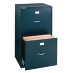 Two Drawerfile Non-Insulated Vertical Filing Cabinet.