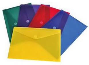 Letter Size Poly Envelopes.