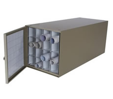 Locking Stackable Steel Roll File.