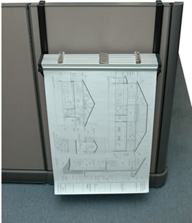 Compact and convenient option for cubicle office filing.