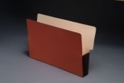 Redrope Expansion File Pocket, Shelf Tab, 4" Side Tab, Letter, Legal or Custom Size.
