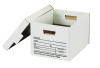 Deluxe File Storage Boxes, Letter/Legal Size, 15" L x 12" W x 10" D (Carton of 12)