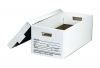 Deluxe File Storage Boxes, Letter Size, 24" L x 12" W x 10" D (Carton of 12)