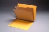 Type I Pressboard Classification Folders, Full Cut End Tab, Letter Size, 2 Dividers (Box of 15)