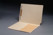 Pocket folder with fastener - 1/2 Kraft Pocket, Inside Front.