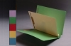 11 Pt. Color Folders, Full Cut End Tab, Letter Size, 1 Divider Installed (Box of 40)