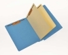 11 Pt. Color Folders, Full Cut End Tab, Letter Size, 2 Dividers Installed (Box of 40).