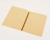 14 pt Manila Letter Size Folders, Full Cut End Tab, Upside Down Double Pockets Inside Front, U-File-M Strip.