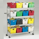 16 Totes Mobile Cart.