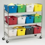 12 Totes Mobile Cart.