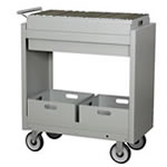 Steel Mail Carts with Removable File Box Carts.