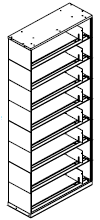 ThinStak Stackable Tiers Shelving Systems.