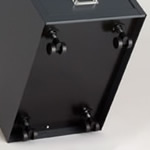 The Caster Base adds 2" height and works with the 6 and 8 Drawer Under Desk Units only.