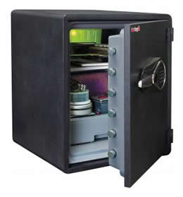 Business Class Fire and Water Resistant Safes.