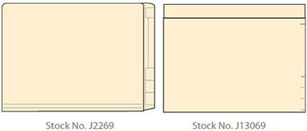 Mini size folders.