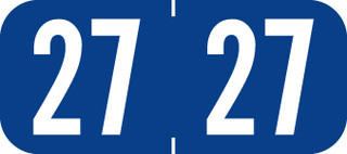 Tab-YearBand-Label-Year-2027-Dark-Blue-A1287-27-T3