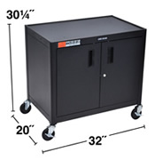 Extra Large Mobile Cabinet Cart.