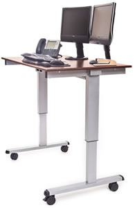 Power Adjust Height Standing Desk.