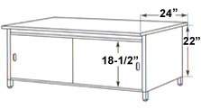CMA Series Console Tables.