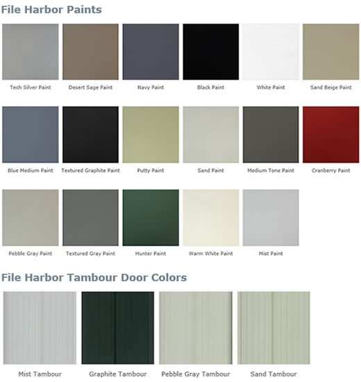 Available Paint Options.
