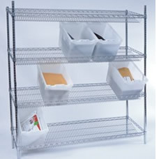 Wire Shelving Units.