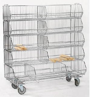 Wire Mobile Mail Sorter.