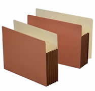 Top Tab Red Rivet File Pockets or End Tab Red Rivet File Pockets.
