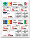 Design-A-Sheet label program gives you the flexibility to create and print multiple label styles for any application.