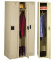 Lockers without legs.